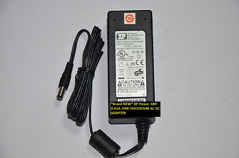 *Brand NEW* XP Power 48V 0.41A 20W VEH20US48 AC DC ADAPTER 5.5*2.5 - Click Image to Close